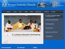 Tablet Screenshot of holyrosarywuse.org